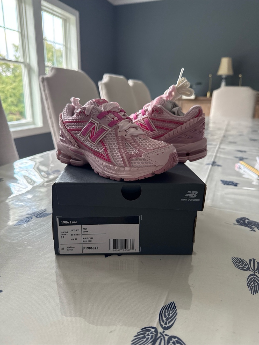 New Balance Kids Pink Lace-Up 1906 Sneakers size 11 infant
